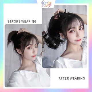 Tóc giả đuôi xoăn Hàn Quốc hàng dệt tay cao cấp cho nữ