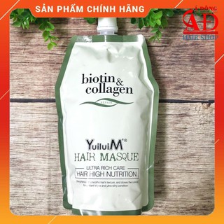 HẤP DẦU BIOTIN COLLAGEN YUILUIM SIÊU MỀM MƯỢT TÓC 500ML