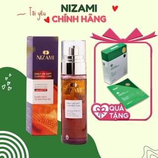 Dung dịch vệ sinh phụ nữ làm hồng và se khít vùng kín thơm an toàn chính hãng Nizami 100ml