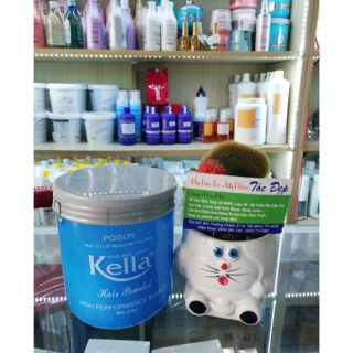 Bột tẩy tóc màu xanh kella 500g