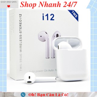 ⚡️Giá Sỉ⚡️ Tai Nghe Bluetooth i12 TWS Bluetooth 5.0 - Cảm Biến Vân Tay