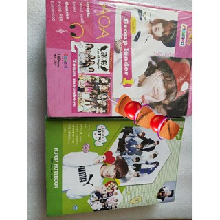 set 10 quyển vở kẻ ngang nhóm nhạc kpop