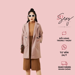 Áo khoác dạ nữ dáng dài 20Sexy by 20AGAIN, thiết kế thời thượng, tôn dáng, chất liệu cao cấp KDA1269