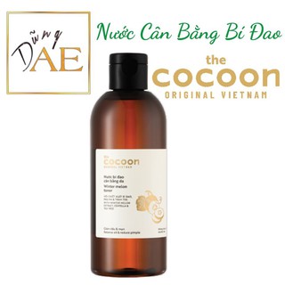 Nước Cân Bằng Cocoon Bí Đao - Winter Melon Toner Cân Bằng Độ pH, Giảm Dầu &amp; Mụn Ẩn