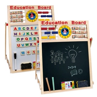 Bảng học chữ cho bé Education Broad HL135 - Bảng học 2 mặt có bộ số và chữ cái gắn nam châm