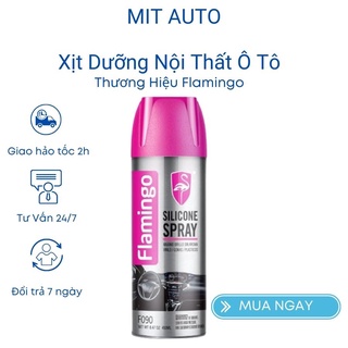 Dưỡng bóng nội thất Ô tô xe hơi đồ da quần áo giầy dép da đồ gỗ trong gia đình hiệu Flamingo cao cấp Mitauto