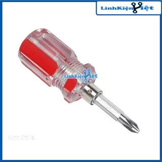 Tô Vít 2 Đầu 4 Cạnh 2 Cạnh Đa Năng Màu Đỏ Dài 8cm