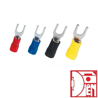 Đầu cos chỉa, đầu cos chữ Y bọc nhựa cách điện (10 Cái)