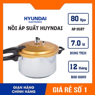 Nồi áp suất điện, nồi hầm đáy từ HYUNDAI HDE 2402G/R dung tích 7L giữ nhiệt đến 9h, tiết kiệm điện [Bảo Hành 12 Tháng]
