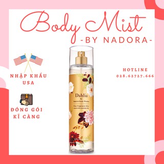 Xịt Thơm Toàn Thân Bath &amp; Body Works Body Mist - Dahlia (236ml)