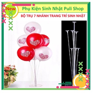 BỘ TRỤ BONG BÓNG 7 NHÁNH ĐỂ BÀN TIỆC - PHỤ KIỆN SINH NHẬT