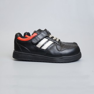 [Mã SKAMLTSM9 giảm 10% đơn 99K] Giày Sneakers quai dán XEBEC tiện lợi - Đen viền đỏ