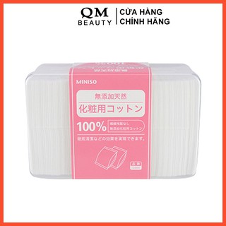 Bông tẩy trang Miniso 1000 miếng Nhật Bản - QM Beauty