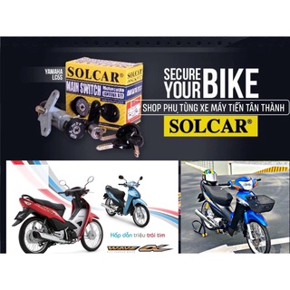 Ổ KHÓA SOLCAR ( 6 CẠNH ) CHỐNG TRỘM  WAVE S100 / WAVE@ LỚN / WAVE DREAM100CC