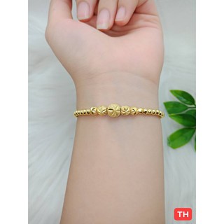 Lắc tay nữ bạc ý 9.25 xi mạ vàng 18k 3 lớp