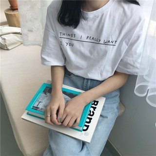 Áo thun nữ in chữ Ulzzang rẻ đẹp