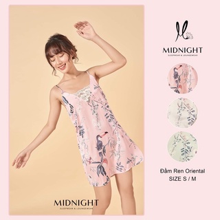 Đồ ngủ mặc nhà Váy ngủ ren in hoa Oriental - Midnight Sleepwear