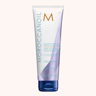 Dầu xả ánh tím khử tóc vàng, bạch kim Moroccanoil Blonde Perfecting Purple Conditioner 200ml ( New 2022 )