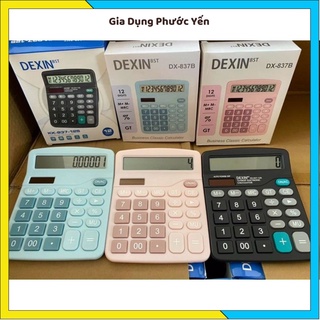 Máy tính Cầm Tay Dexin DX-837B Dùng Năng lượng mặt trời hoặc Pin