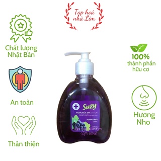 Nước rửa tay DIỆT KHUẨN SUZY 320ml - thành phần HỮU CƠ, chất lượng NHẬT BẢN