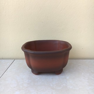 Chậu bonsai Áng mây  mini đất nung gốm Bát tràng 1 size BM-37