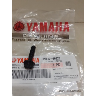 Ốc đầu khóa 10 zin chính hãng Yamaha - Màu đen
