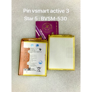 pin vsmart active 3 : BVSM-530 dùng chung với vsmart star 5 được nhé!