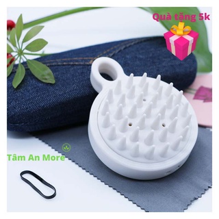 Lược gội đầu Silicon Muji, Lược gội mát xa da đầu, ngăn ngừa gãy rụng tóc - hàng Nhật chính hãng