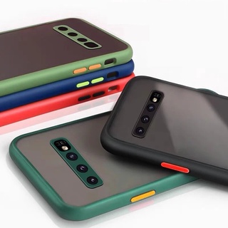 Ốp điện thoại cứng mặt nhám trong suốt chống sốc dành cho Samsung Galaxy ss Note 10 Plus 9 8 S10 S9 S8 Plus 5G 4G 2022