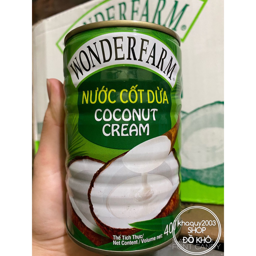 Nước cốt dừa wonderfarm 400ml