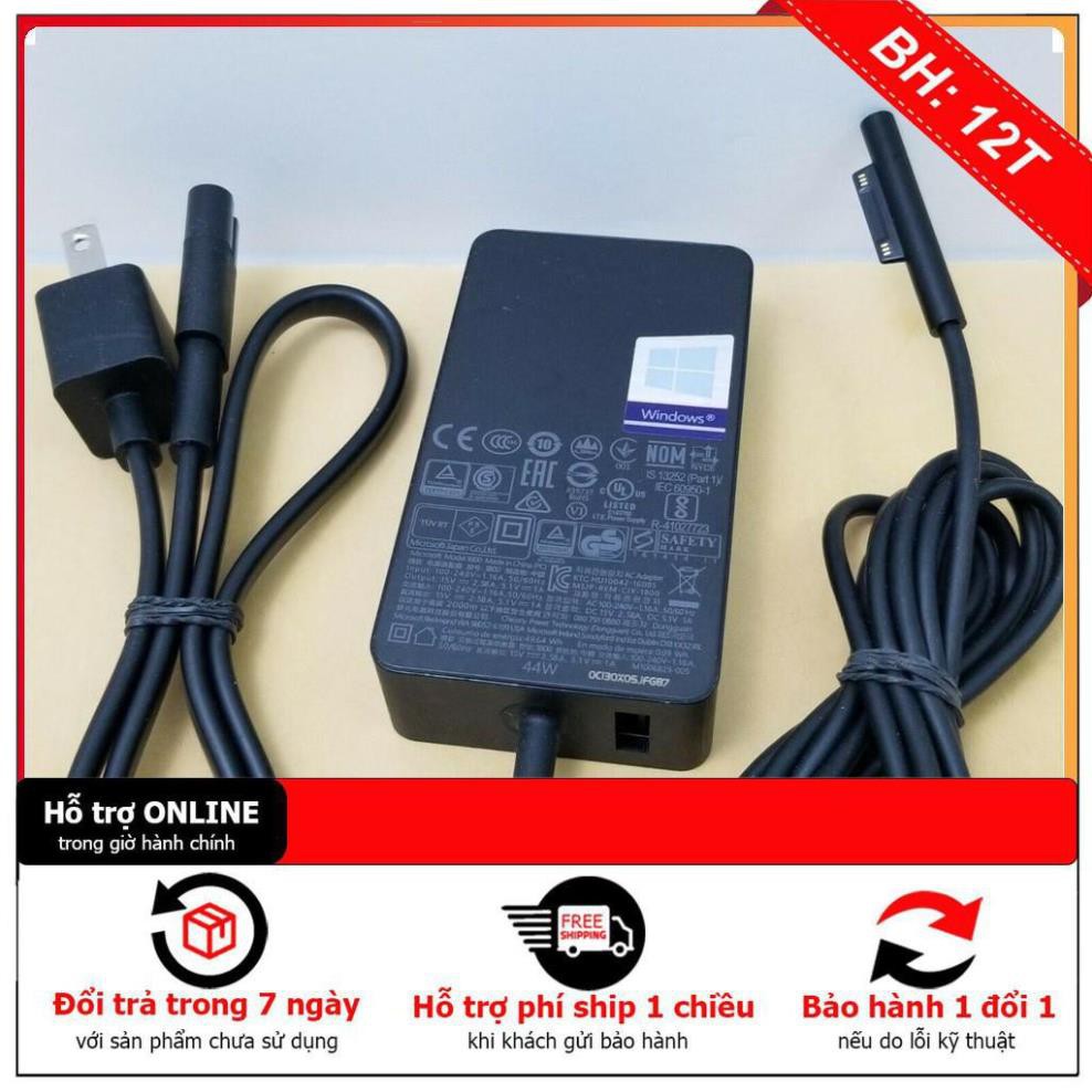 HCM]⚡️[Sạc zin]SẠC MICROSOFT SURFACE PRO 6,PRO 4, PRO 5, PRO 3