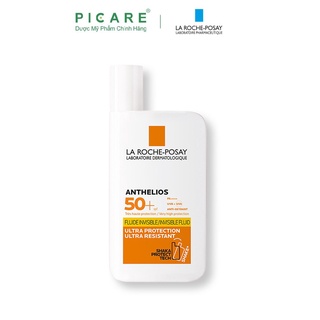 Kem chống nắng không nhờn rít dạng sữa cho da khô La Roche Posay Anthelios XL Shaka Fluid SPF50+ 50ml