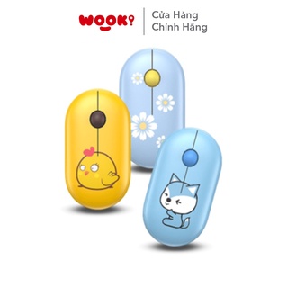 Chuột Tĩnh Âm Không Dây ROBOT M230 Họa Tiết Hoạt Hình Độ Phân Giải 1600 DPi Hàng Chính Hãng Bảo Hành 12 Tháng