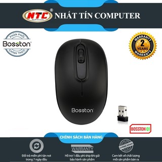 Chuột không dây Bosston Vision Q1 + tặng kèm pin (nhiều màu)
