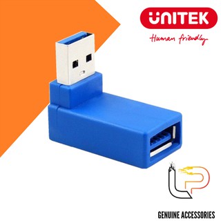 ĐẦU USB NỐI DÀI 3.0 VUÔNG GÓC 90 ĐỘ UNITEK (Y-A 020) - ĐẦU USB NỐI DÀI 3.0 UNITEK (Y-A 020)