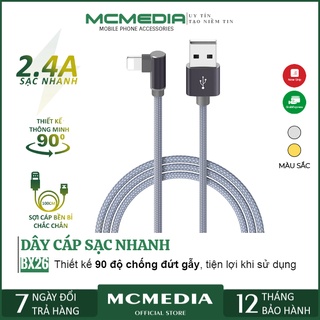 Dây Sạc Nhanh BX26 | Lightning | MicroUSB | Type C | Loại Tốt Góc Vuông 90 Độ Hỗ Trợ Sạc Nhanh Và Truyền Dữ Liệu