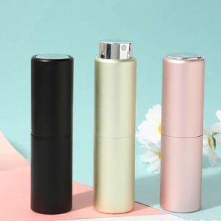 Chai chiết nước hoa vỏ nhôm 2 lớp, vặn để bật và thu đầu phun dung tích 20ml