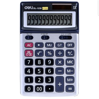 Máy Tính 12 Số Deli 1239