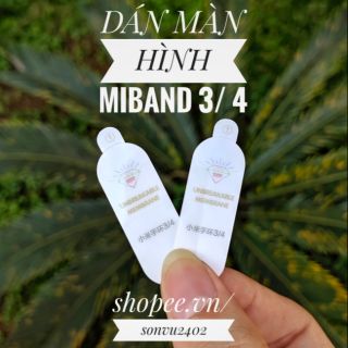 [SIÊU RẺ] Miếng dán màn hình 4 lớp cao cấp cho miband 3, 4, 5, 6