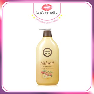 Sữa Tắm Hương Trái Cây Happy Bath Natural Real Moisture Body Wash 900ml