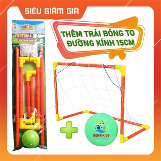 [Mua 1 Được 3] Tặng Thêm Bóng Phi 15cm Cho Khung Thành Bóng Đá Gấp Gọn,Đồ Chơi Thể Thao Chính Hãng Việt Nam