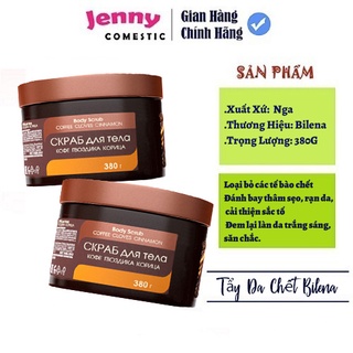 [CHÍNH HÃNG 100%] Tẩy Da Chết Body Quế Hồi và Cà Phê Nga SCRUB COFFEE CINNAMON CLOVES 380g - 1 tuần dùng 2 lần ce nhé