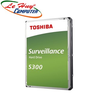 Ổ Cứng HDD Toshiba 3.5" 10TB Surveillance S300 series (256MB) 7200rpm SATA3 (6Gb/s) HDWT31AUZSVA
