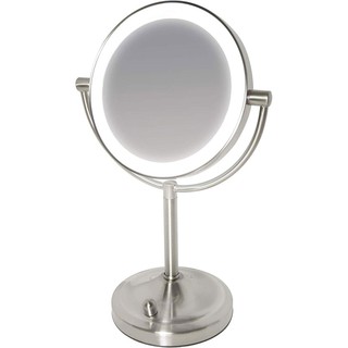 Gương trang điểm HoMedics MIR-8150-EU 2 mặt kèm đèn Led điều chỉnh độ sáng