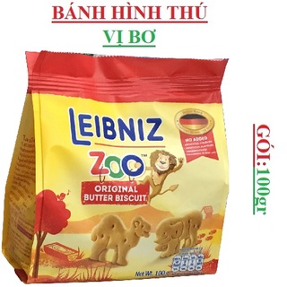 Bánh Quy Bơ Hình Thú Bahlsen Zoo Leibniz 100G - Nhập khẩu Đức