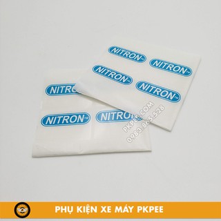 Cặp Tem Nitron Chất Liệu In UV Trong Dán Mod Phuộc Bình Dầu