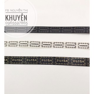 Ruy băng chữ Handmade