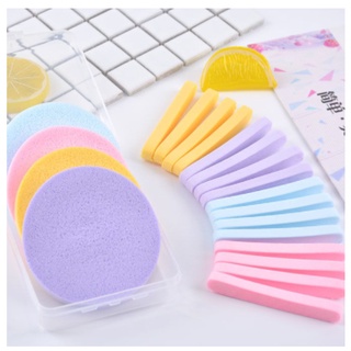 Bọt biển - Bông nở rửa mặt Chivey 12 miếng / Miếng mút rửa mặt bọt biển dạng nén 88093