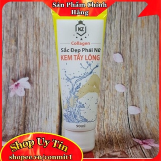 Kem Tẩy Lông Collagen KZ Sáng Mịn Da Cao Cấp Chính Hãng 90ml.