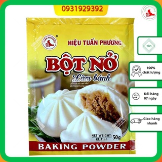 Bột Nở Tuấn Phương - Nguyên liệu làm bánh mì, bánh bông lan, bánh rán, bánh gato 50g ( Gói )